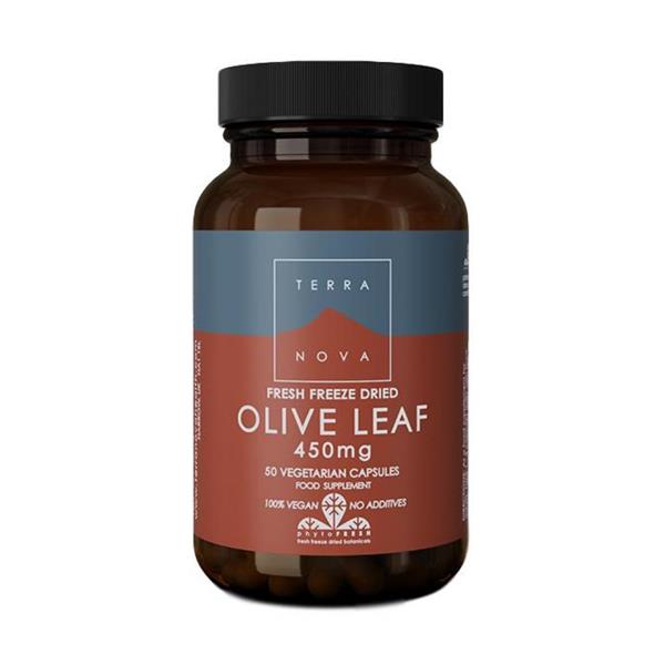Terranova Olive Leaf 450mg 50s - Horans Healthstore