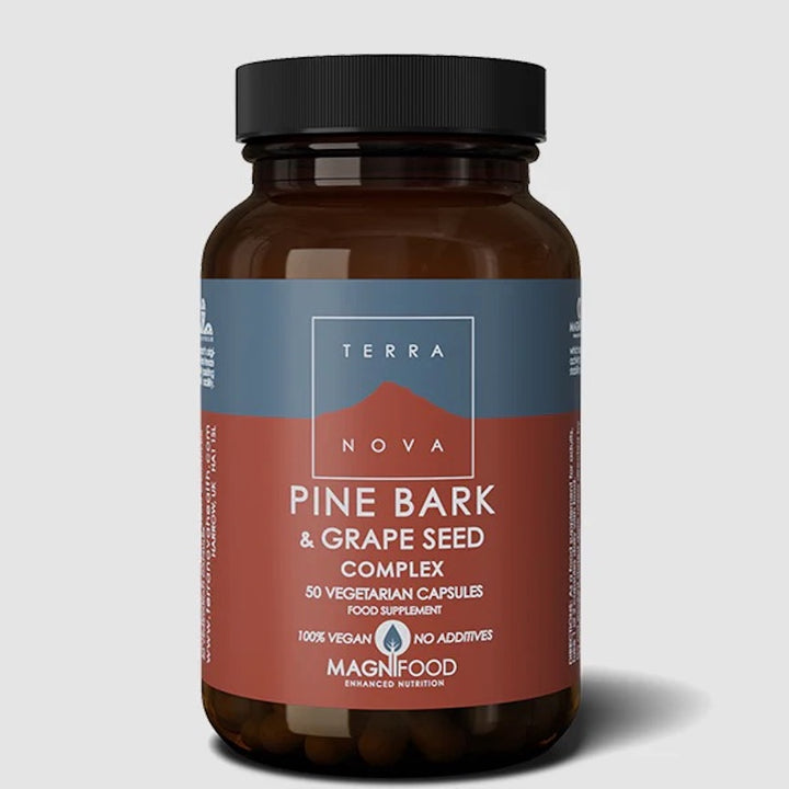 Terranova Pine Bark & Grape Seed Complex 50 Caps Horan's Healthstores