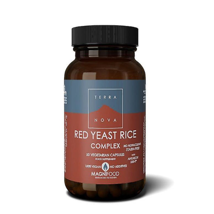 Terranova Red Yeast Rice Complex 50 veg caps Horan's Healthstores