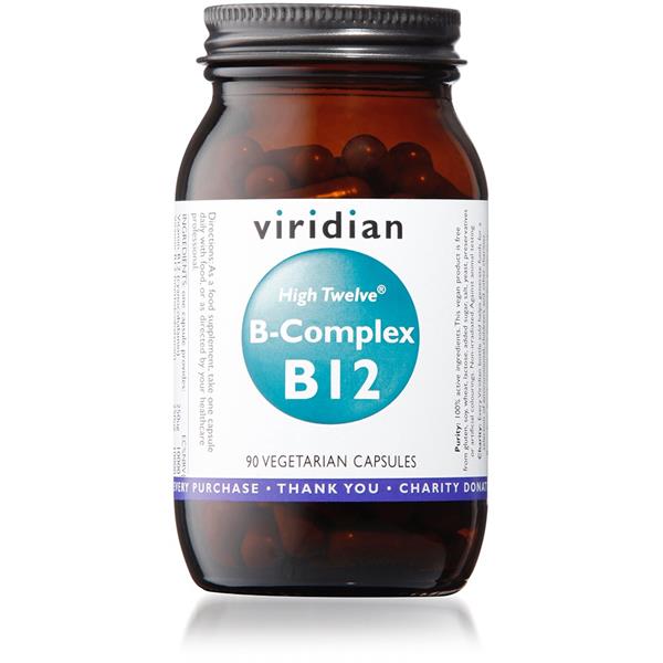 Viridian High Twelve B-complex B12 30s - Horans Healthstore