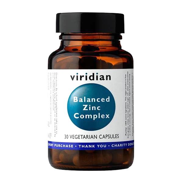 Viridian Balanced Zinc Complex 30s - Horans Healthstore