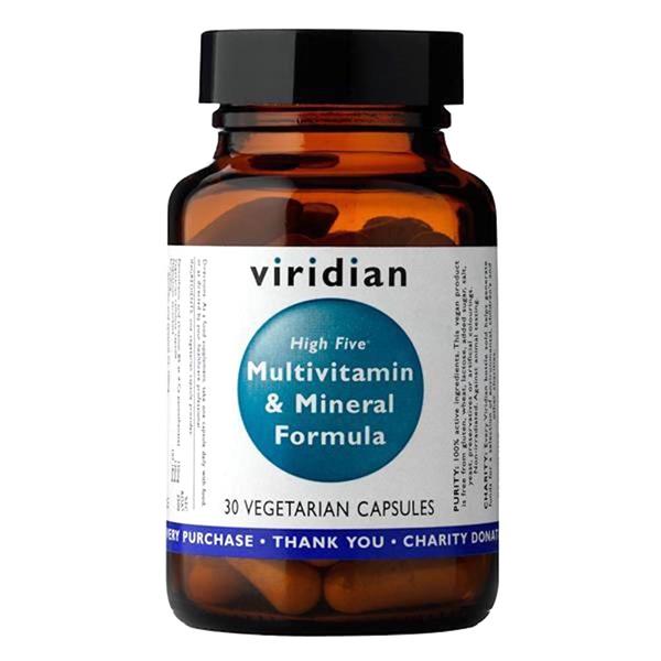 Viridian High Five Multivitamin And Mineral Formula - Horans Healthstore