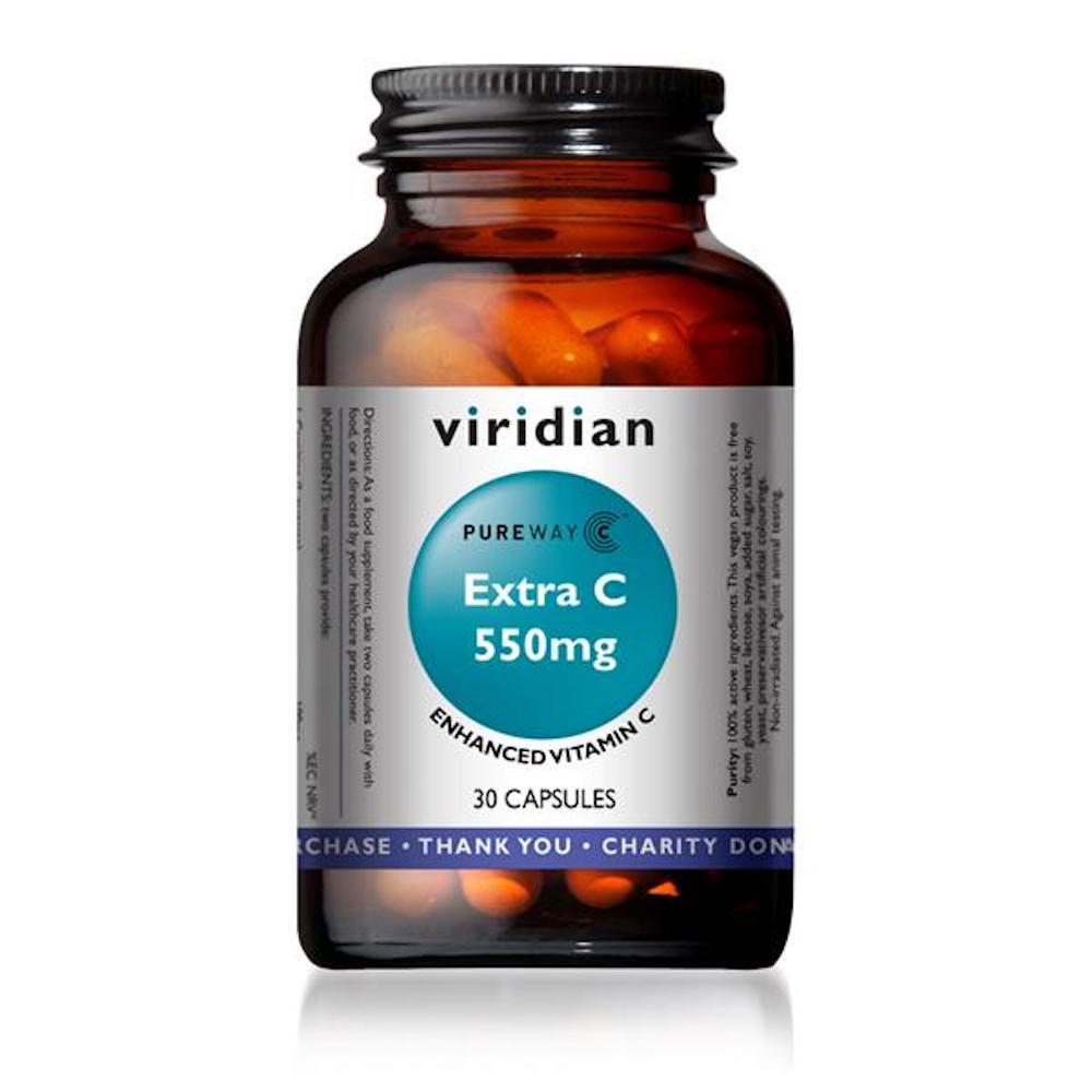 Viridian Extra-c 550mg - Horans Healthstore