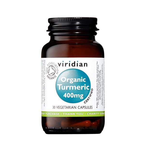 Viridian Organic Turmeric 400mg - Horans Healthstore
