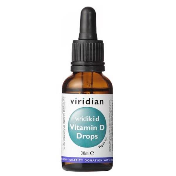 Viridian - Viridikid™ Vitamin D3 Drops 400iu, 30ml - Horans Healthstore