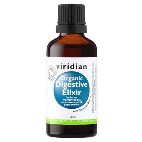 Viridian Organic Digestive Elixir 50ml - Horans Healthstore